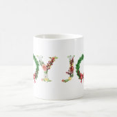 Eenvoudig kerstfeest met fancy script koffiemok (Center)