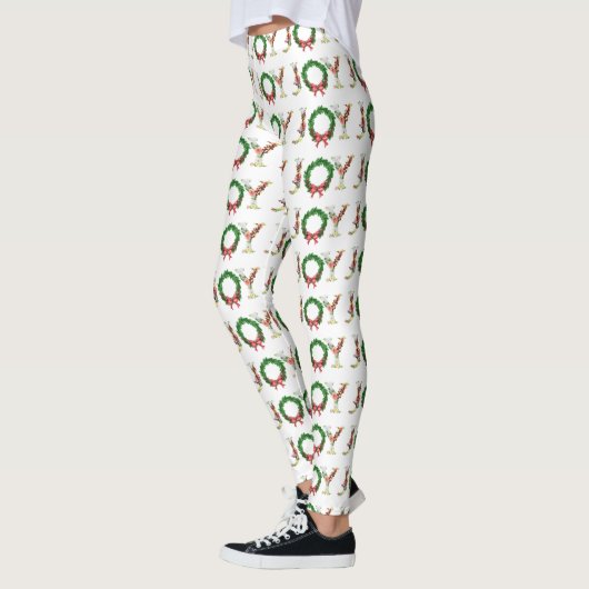 Eenvoudig kerstfeest met fancy script leggings (Links)