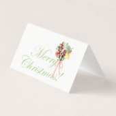 Eenvoudig kerstfeest met veel plezier, foto van he kaart (Achterkant)