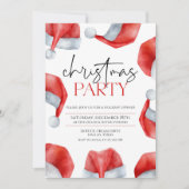 Eenvoudig kerstfeest van het Santas Pet Kaart (Voorkant)