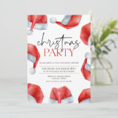 Eenvoudig kerstfeest van het Santas Pet Kaart (Staand voorkant)