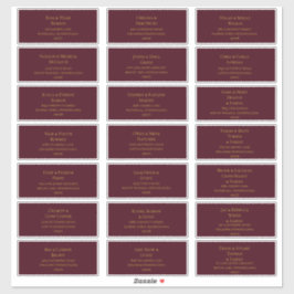 Eenvoudig kerstgroen | Rode Adresetiketten Sticker