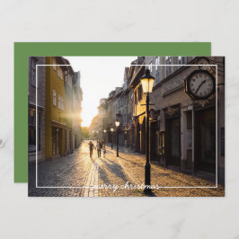 Eenvoudig kerstkaartje voor Lijst met prettig kers Kaart