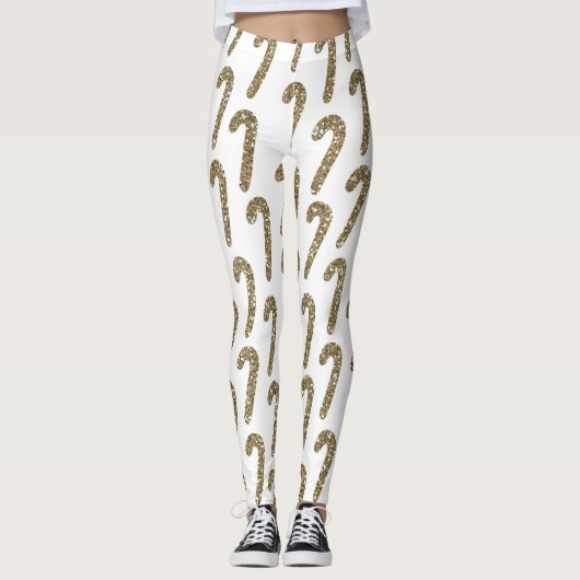 Eenvoudig kerstkerstgeschenk leggings (Voorkant)
