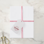 Eenvoudig Kerstmis Calligraphy Schrift Cadeaulabel (Met Touw)