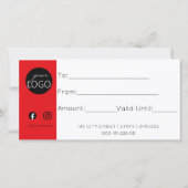 Eenvoudig Kerstmis Zakelijk Logo (Achterkant)