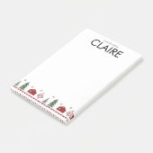 Eenvoudig Kerstontwerp Aangepaste Post-it® Notitie Notes (Schuin)