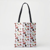 Eenvoudig kerstplezier tote bag (Voorkant)