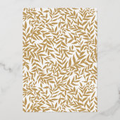 Eenvoudig kerstscript bruiloft foto folie feestdagenkaart (Achterkant)