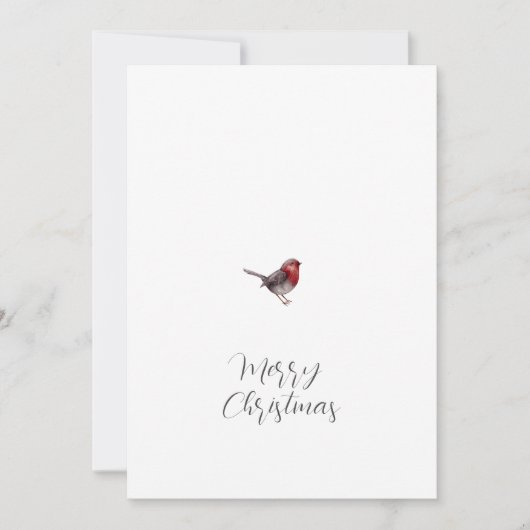 Eenvoudig kerstscript feestdag Kaart (Voorkant)