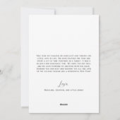 Eenvoudig kerstscript feestdag Kaart (Achterkant)