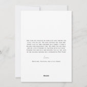 Eenvoudig kerstscript feestdag Kaart (Achterkant)