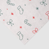 Eenvoudig kersttissuepapier tissuepapier (Detail)