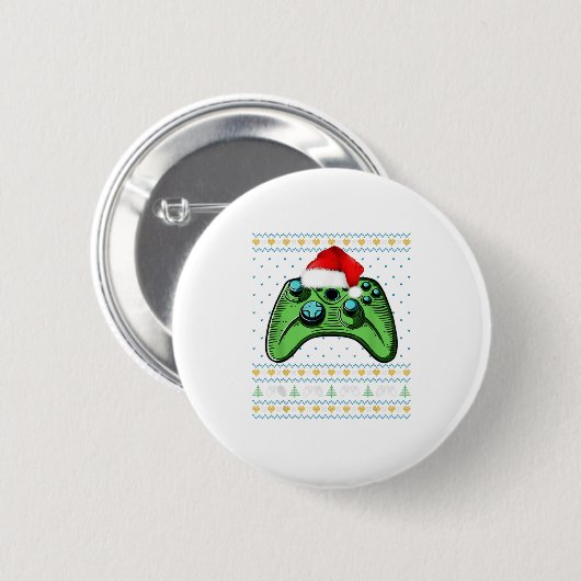 Eenvoudig kerstvideogames controller Ch Ronde Button 5,7 Cm (Voorkant /achterkant)