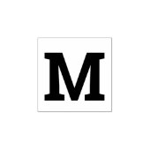 Eenvoudig kiezen voor letter van het alfabet rubberstempel (Afrduk)