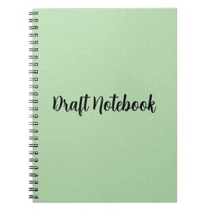 Eenvoudig kladboek voor school, huiswerk en projec notitieboek