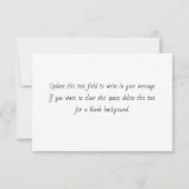 Eenvoudig klaslokaal kalkbord Dank u voor uw leerk Bedankkaart (Achterkant)