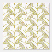 Eenvoudig Klassevol Elegant Schattig Wit en Gouden Behang (Voorkant)