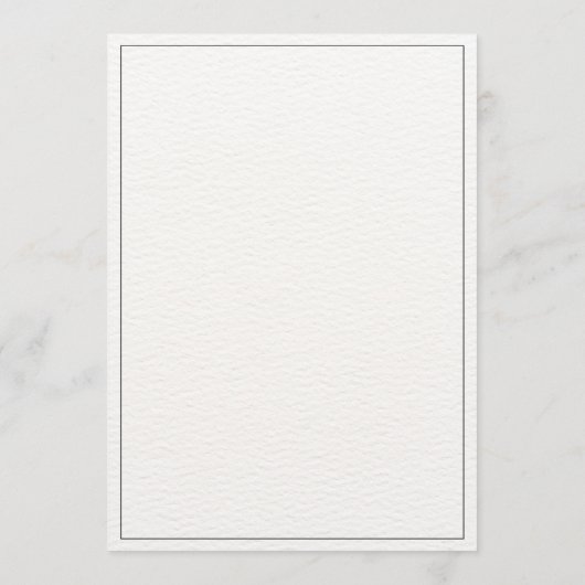 Eenvoudig klassiek minimalistisch huwelijksmenu, m menu (Achterkant)