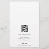 Eenvoudig klassiek monogram krans Elegant (Achterkant)