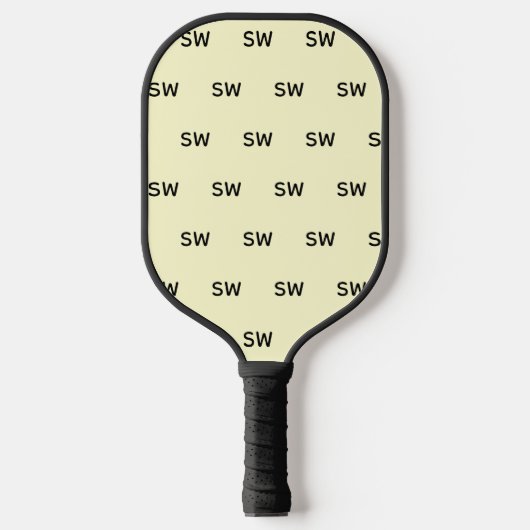 Eenvoudig Klassiek Monogram-ontwerp Pickleball Paddle (Voorkant)