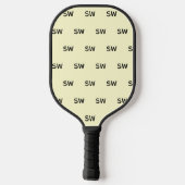 Eenvoudig Klassiek Monogram-ontwerp Pickleball Paddle (Achterkant)