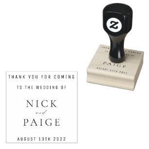 Eenvoudig Klassieke bruiloft voor Rubberstempel