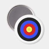 Eenvoudig 'klassieke' schietdoel voor architectuur magneet (Voorkant / Achterkant)