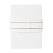 Eenvoudig 'klassieke' weddenschap uitnodigingen wikkel (Achterkant Voorbeeld)