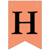 Eenvoudig kleuren en jouw tekst: HEB EEN GOEDE TRI Vlaggetjes (Eerste vlag)