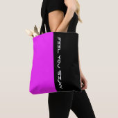 Eenvoudig kleuren ROZE & jouw tekst Tote Bag (Dichtbij)