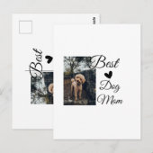 Eenvoudig kleurig dier voeg de naam van een foto-h briefkaart (Voorkant / Achterkant)