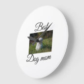 Eenvoudig kleurig dier voeg de naam van een foto-h grote klok (Hoek)