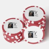 Eenvoudig kleurig dier voeg de naam van een foto-h poker chips (Opstapeling)