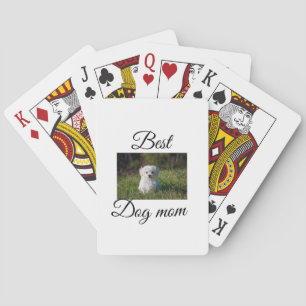 Eenvoudig kleurig dier voeg de naam van een foto-h pokerkaarten