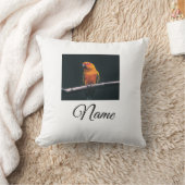 Eenvoudig kleurig dier voeg naamfoto's toe op aang kussen (Deken)