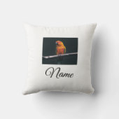 Eenvoudig kleurig dier voeg naamfoto's toe op aang kussen (Achterkant)