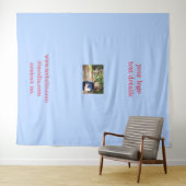 Eenvoudig kleurig glitterpatroon wandkleed (In Situ (horizontaal))