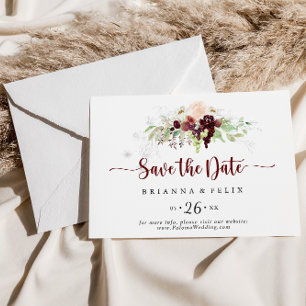 Eenvoudig kleurig, klassiek, horizontaal huwelijk save the date