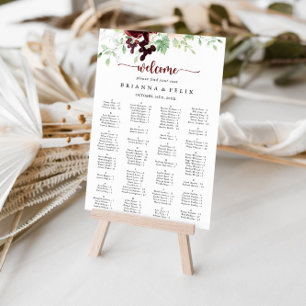 Eenvoudig kleurig, klassieke alfabetische zetgrafi poster