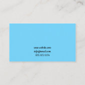 Eenvoudig kleurig snoepgoed voor snoepgoed visitekaartje (Achterkant)