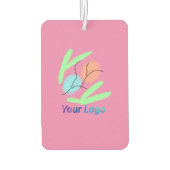 eenvoudig, kleurrijk design voegt uw logo toe luchtverfrisser (Achterkant)