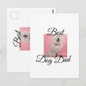 Eenvoudig kleurrijk dier voeg naam foto hond Pap c Briefkaart (Voorkant / Achterkant)