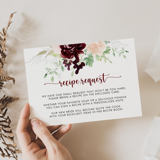 Eenvoudig Kleurrijk Klassiek Huwelijksrecept Verzo Informatiekaartje