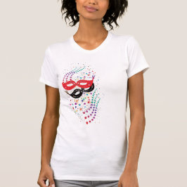 Eenvoudig Kleurrijk Maskerontwerp T-shirt
