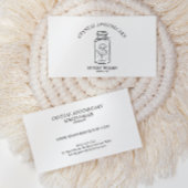 Eenvoudig kleurrijk New age Crystal Apothecary Bus Visitekaartje