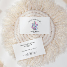 Eenvoudig kleurrijk New age Crystal Apothecary