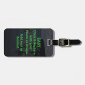 Eenvoudig klikken en Afbeelding vervangen om je ei Bagagelabel (Voorkant horizontaal)