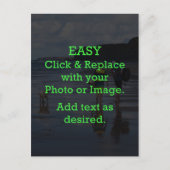 Eenvoudig klikken en Afbeelding vervangen om je ei Briefkaart (Voorkant)