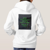 Eenvoudig klikken en Afbeelding vervangen om je ei Hoodie (Achterkant)